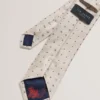 STEEPLE Circle Geometric Print Silk Tie
