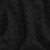 T STITCH LONG SLEEVE CREW NECK SWEATER Black Beauty