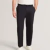 TEDDOT Tapered Leg Cotton Stretch Twill Pants