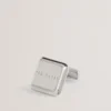 TEDLY Silver Branded Cufflinks