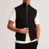 TERINCE Zip-Through Funnel Neck Gillet