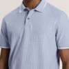 TEXTURE POLO Button Up Polo