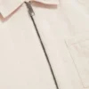THOVA Textured Quilt Zip-Through Overshirt