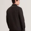 THOVA Textured Quilt Zip-Through Overshirt