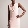 TILOLAH V Neck Bodycon Midi dress