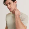 TORRENT Wool Blend Ribbed Raglan Polo Shirt