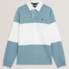 TRAVISS Long Sleeve Panelled Rugby Shirt