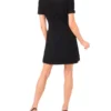 TWESKA Button Down Mini Dress with Pockets