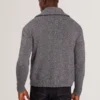 VARINK Twisted Yarn Knit Zip-Through Jumper