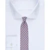 VERNON Roundel Print Silk Tie