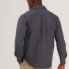 VYSER Jacquard Check Woven Long Sleeve Shirt