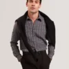 VYSER Jacquard Check Woven Long Sleeve Shirt