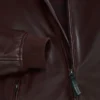 WAGGONER Leather Bomber Jacket
