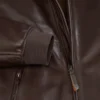 WAGGONER Leather Bomber Jacket