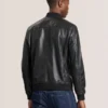 WAGGONER Leather Bomber Jacket