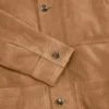 WALLY Suede 3-Pocket Button Front Jacket