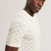 WATTSS Basket Knit Wool Silk Blend T-Shirt