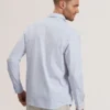 WAVEY Long Sleeve Geo Print Shirt