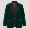WEBSTER Velvet Single Breasted Tuxedo Jacket