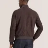 WEIR Suede Button Front Jacket