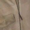 WESLEY Suede Panel Zip-Up Bomber Jacket