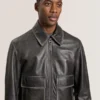 WHISTLER Leather Bomber Jacket