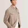 WILBUR Suede Shirt Jacket