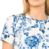 WILLOW Porcelain Print Slim Fit T-Shirt