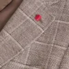 WINFRED Grid Check Cotton Blend Blazer