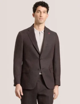 WINFRED Linen Modern Fit Suit Jacket