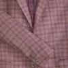 WINFRED Plaid Silk Blend Woven Blazer