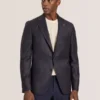 WINFRED Single Breasted Two Button Notch Fully Fashioned Plaid Jacket