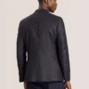 WINFRED Single Breasted Two Button Notch Fully Fashioned Plaid Jacket