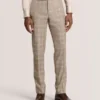 WINTER-CHECK Tonal Check Modern Fit Suit Pants
