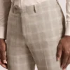 WINTER-CHECK Tonal Check Modern Fit Suit Pants