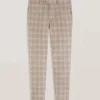WINTER-CHECK Tonal Check Modern Fit Suit Pants