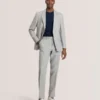 WINTER Flat Front Linen Suit Pant
