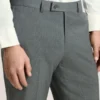 WINTER Flat Front Plaid Suit Pant
