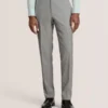 WINTER Soft Check Wool Modern Fit Suit Pants