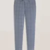 WINTER Soft Check Wool Modern Fit Suit Pants