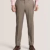WINTER Subtle Check Modern Fit Wool Suit Pants