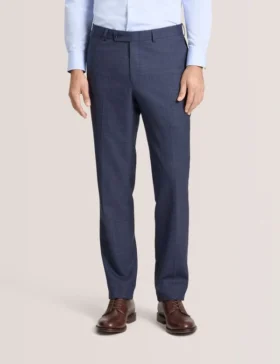 WINTER Textured Modern Fit Wool Suit Pants