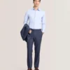 WINTER Textured Modern Fit Wool Suit Pants