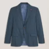 WRIGHT Glen Check Cotton Blend Suit Jacket