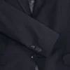 WRIGHT-GRID Single Breasted Two Button Notch Fully Fashioned Grid Suit Jacket