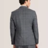WRIGHT-PLAID Plaid Suit Jacket