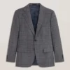 WRIGHT-PLAID Plaid Suit Jacket