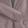 WRIGHT Sharkskin Wool Modern Fit Suit Jacket