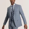WRIGHT Soft Check Modern Fit Wool Suit Jacket
