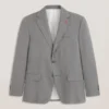 WRIGHT-STRIPE Striped Wool Modern Fit Suit Jacket